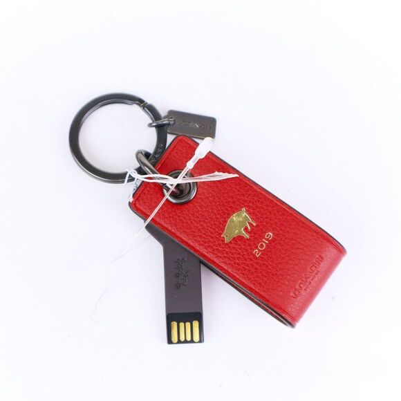 NWT Coach Year of Pig Lunar Year USB Keychain Key Fob - Picture 3 of 3